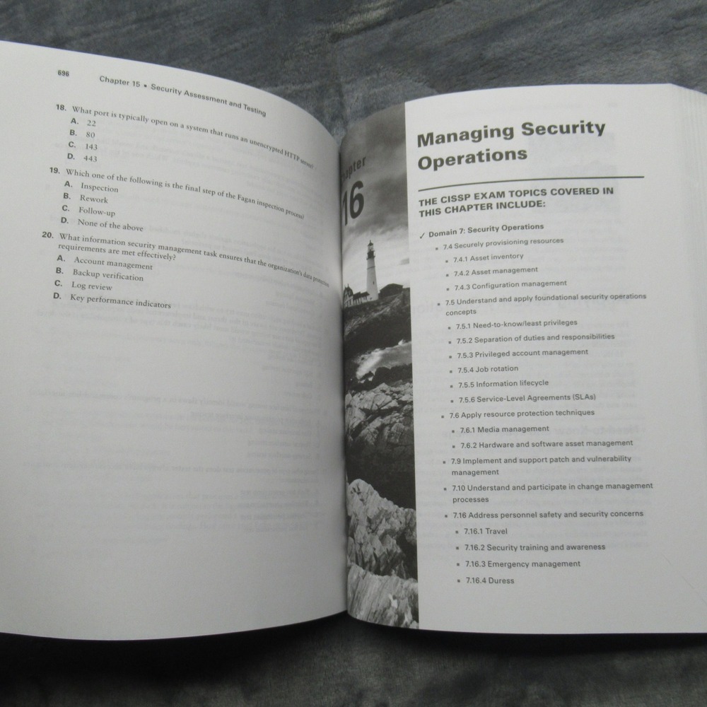 2 Books‎ ISC CISSP Certification Exam Study Guide Official Practice Tests - Picture 6 of 16